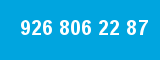 926 806 22 87